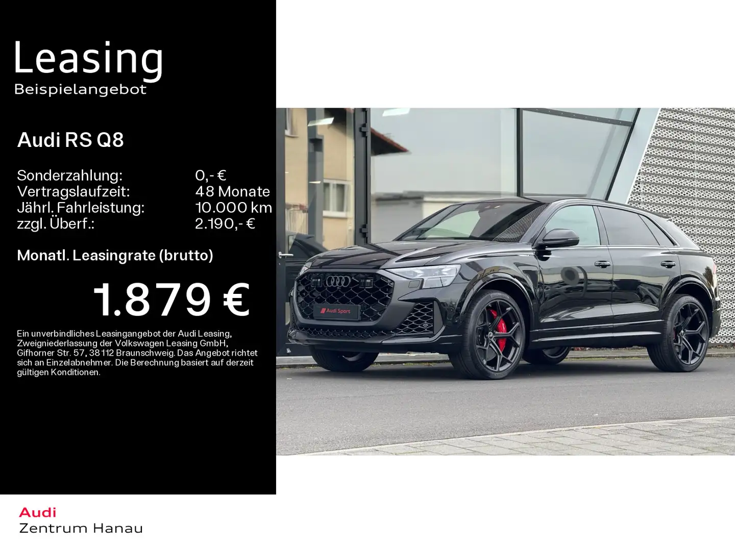 Audi RS Q8 performance HUP*SOFT*KERAMIK*FAHRWADV*CARB Negru - 1