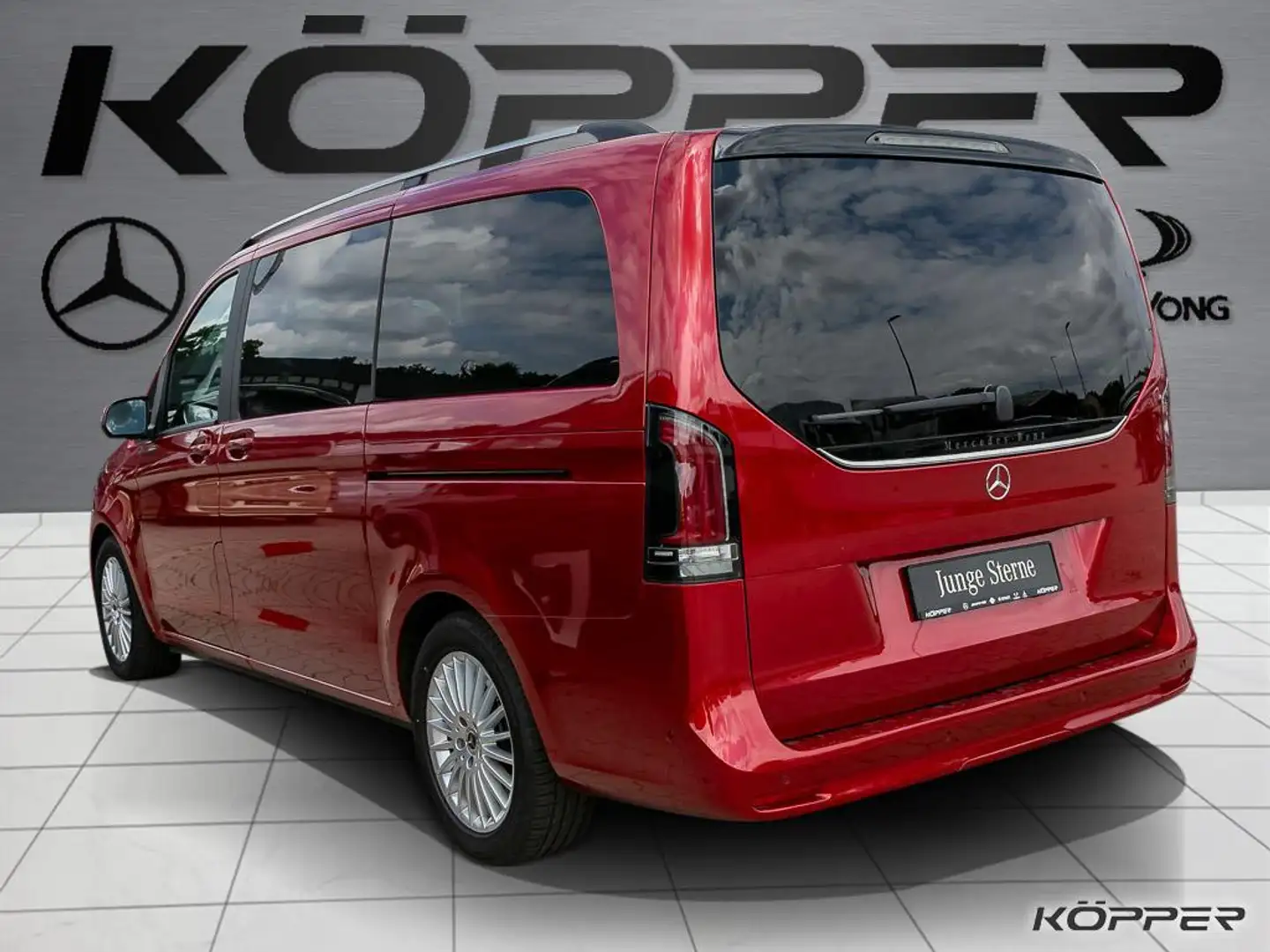 Mercedes-Benz V 220 d STYLE L neues Modell AHK Standhzg Kamera Rot - 2