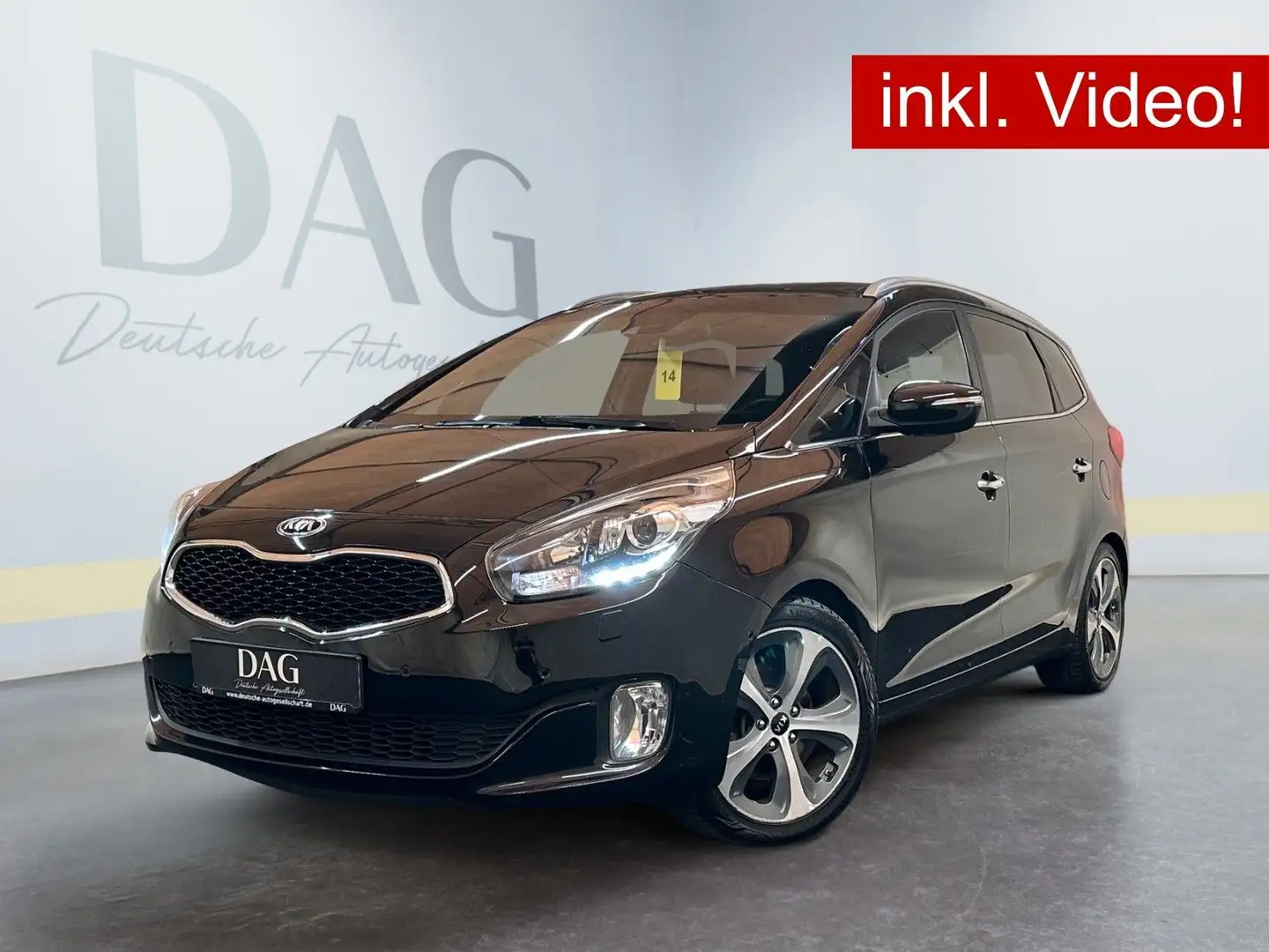 Kia Carens 1.7 CRDI +BI-XENON+PANO+LEDER+NAV+7-SITZE Чёрный - 1