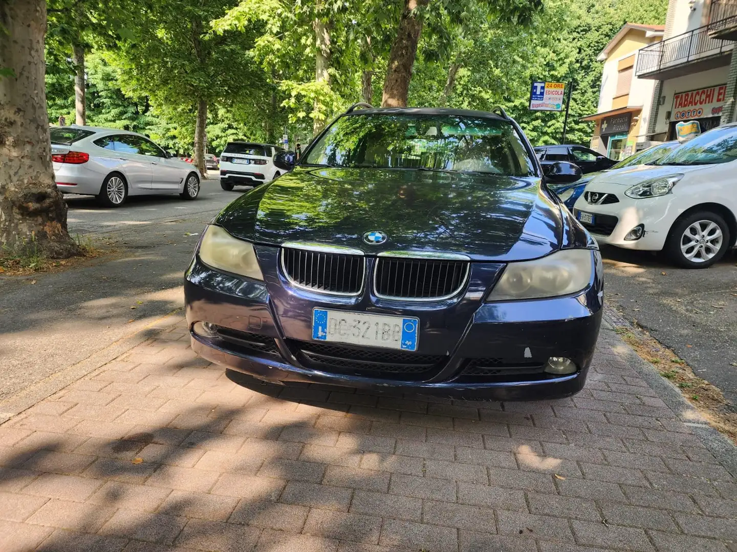 BMW 320 Serie 3 E91 Touring 320d Msport Blu/Azzurro - 2