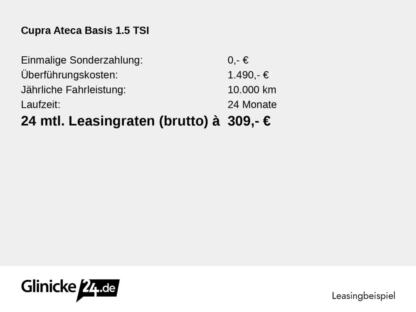 CUPRA Ateca 1.5 TSI DSG *FREI KONFIGURIERBAR* Weiß - 2
