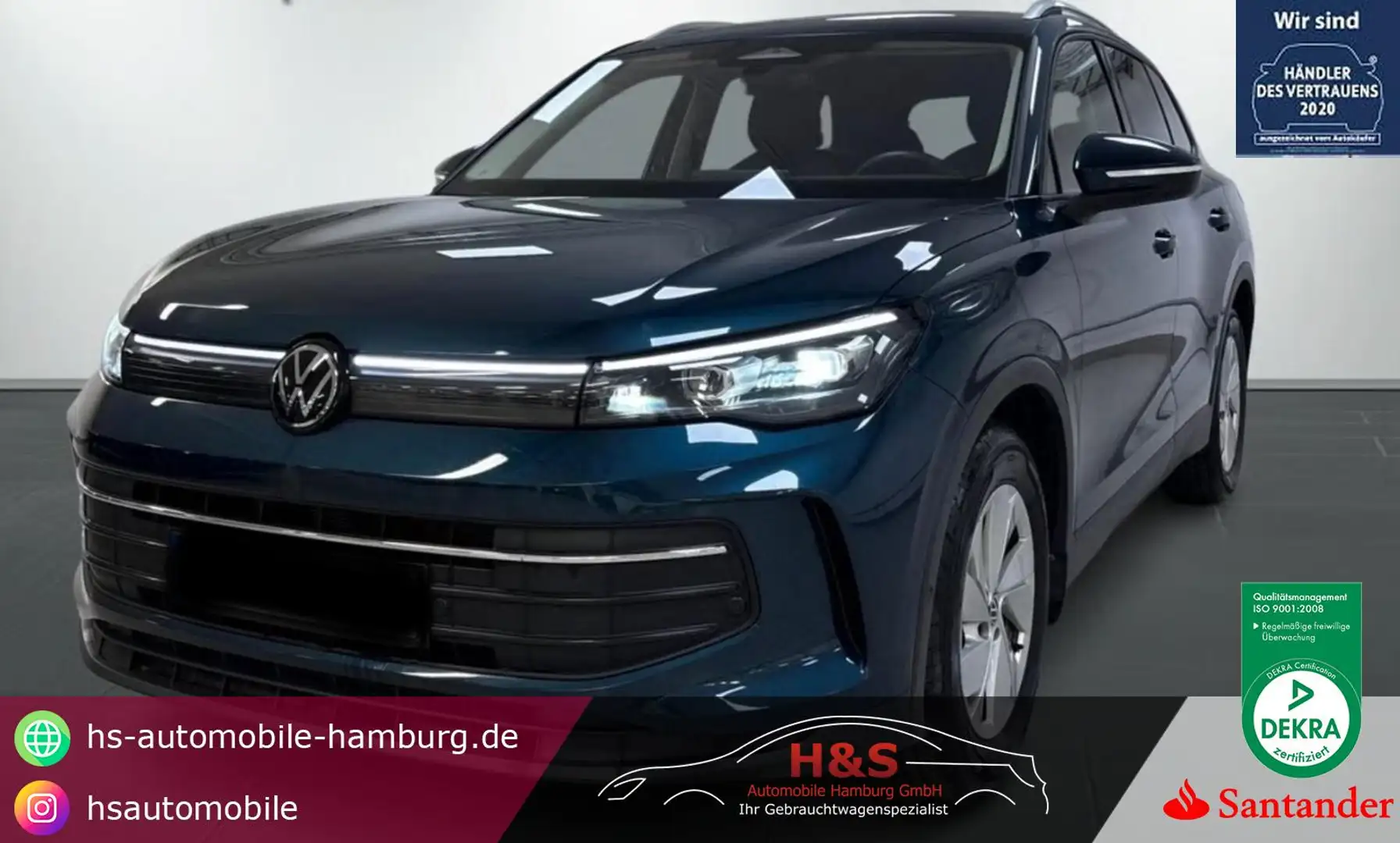 Volkswagen Tiguan 1.5 eTSI Life AHK, LED MATRIX, KAMERA Bleu - 1