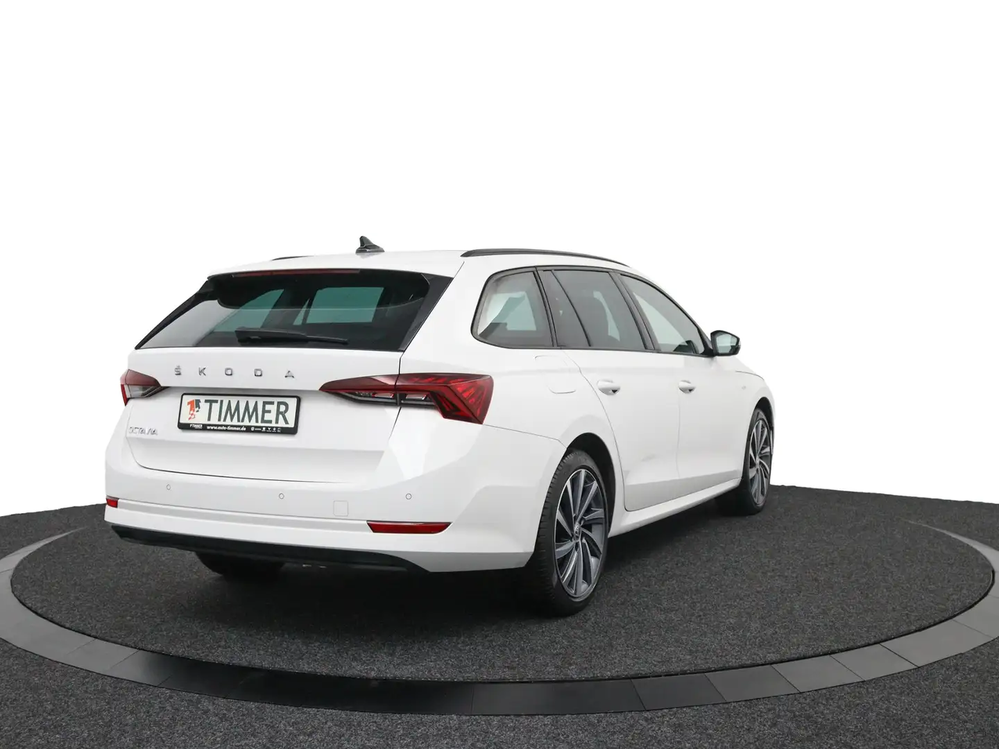 Skoda Octavia Combi 2.0 TDI DSG TOUR +AHK +PANO +LED +CARPLAY + Blanc - 2