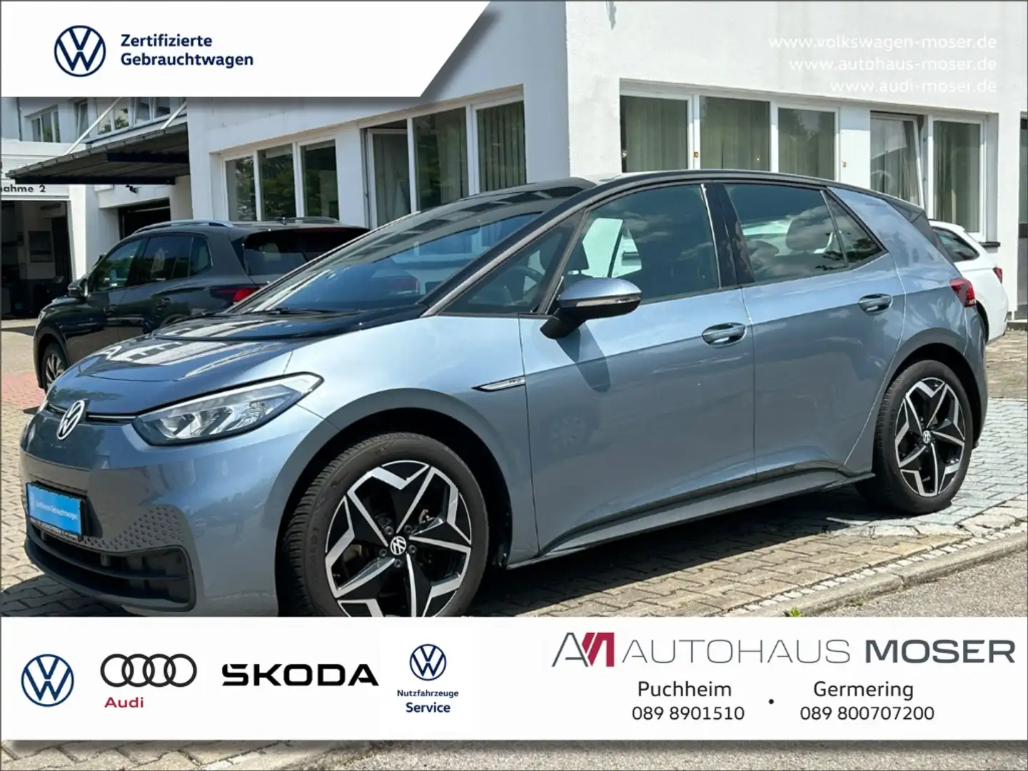 Volkswagen ID.3 Pro 58KWH Wärmepumpe*APP*AHK*Komfort19''!!! Blau - 1