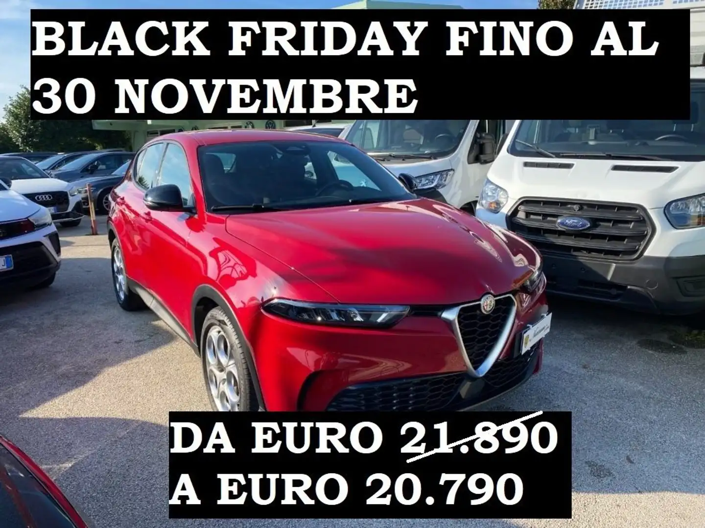 Alfa Romeo Tonale 1.6 diesel 130 CV TCT6 Super CARPLAY Rouge - 1