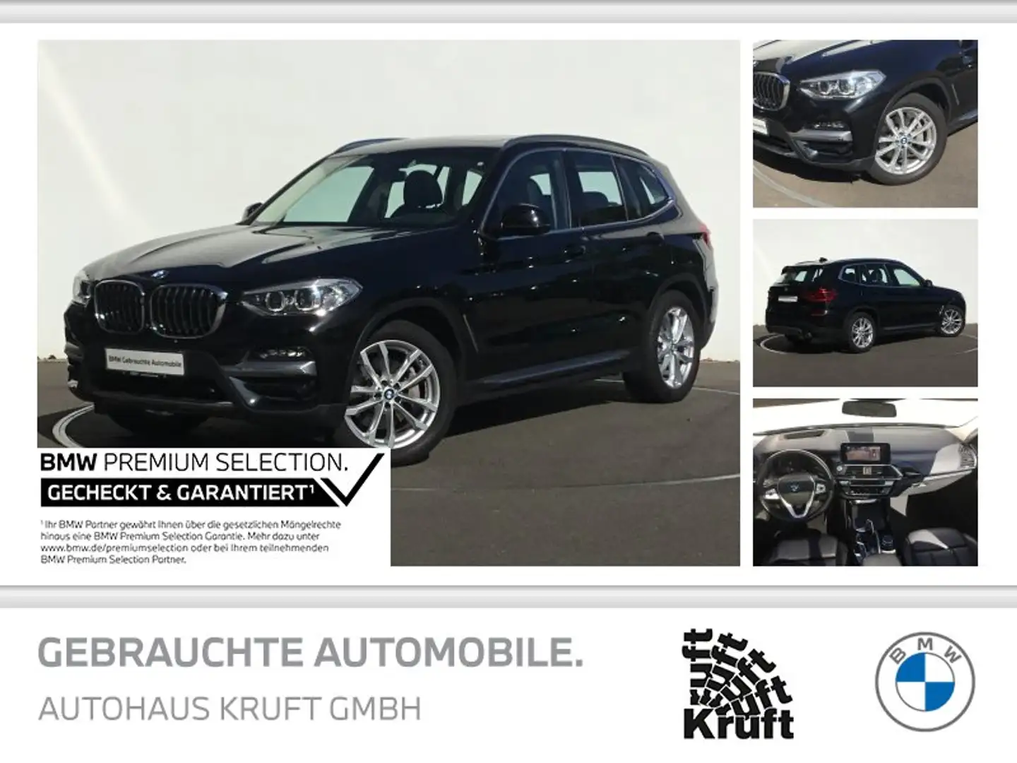 BMW X3 xDrive30i LUXURY+PANO+HUD+AHK+LED+KAMERA Schwarz - 1