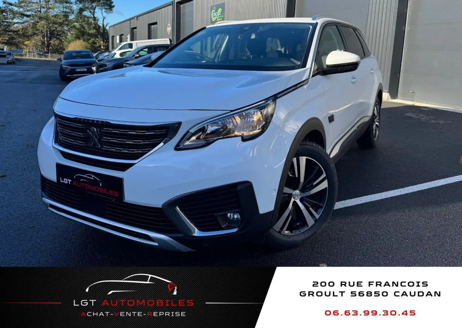Peugeot 5008 1.5 BlueHDi 130ch E6.c Allure S&S 6cv Blanc - 1