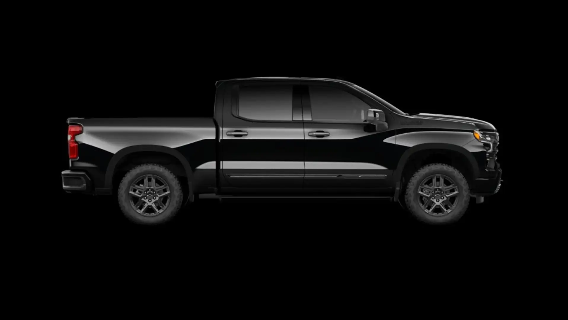 Chevrolet Silverado 1500 High Country Midnight Crew Cab Short Box 4x4 (LZ0) Schwarz - 2