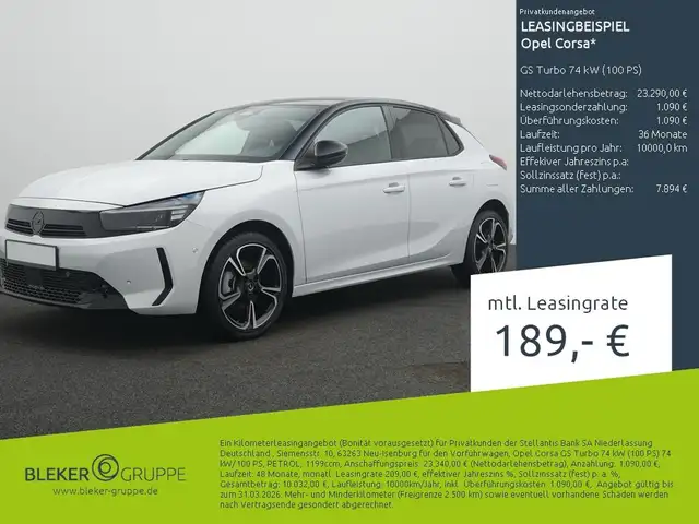 2026 Opel Corsa in White for sale