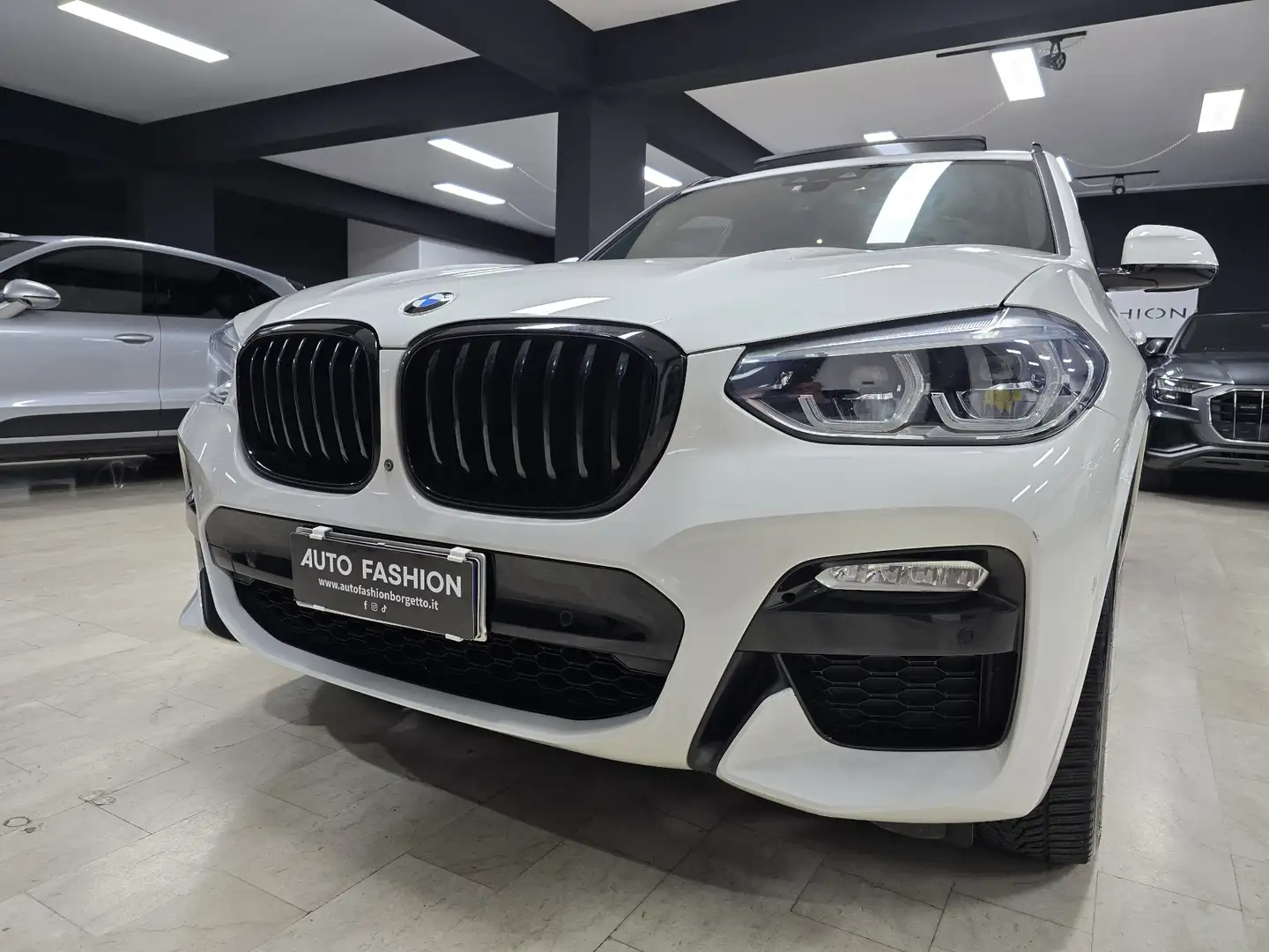 BMW X3 X3 xdrive20d Msport 190cv auto (Tetto-360) Blanc - 2