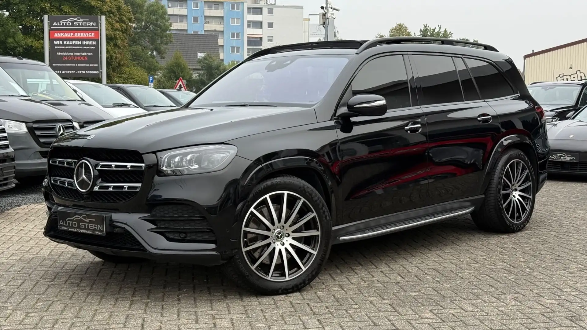 Mercedes-Benz GLS 400 d 4M AMG HUD LUFT AHK RSE "VOLL" Nero - 1