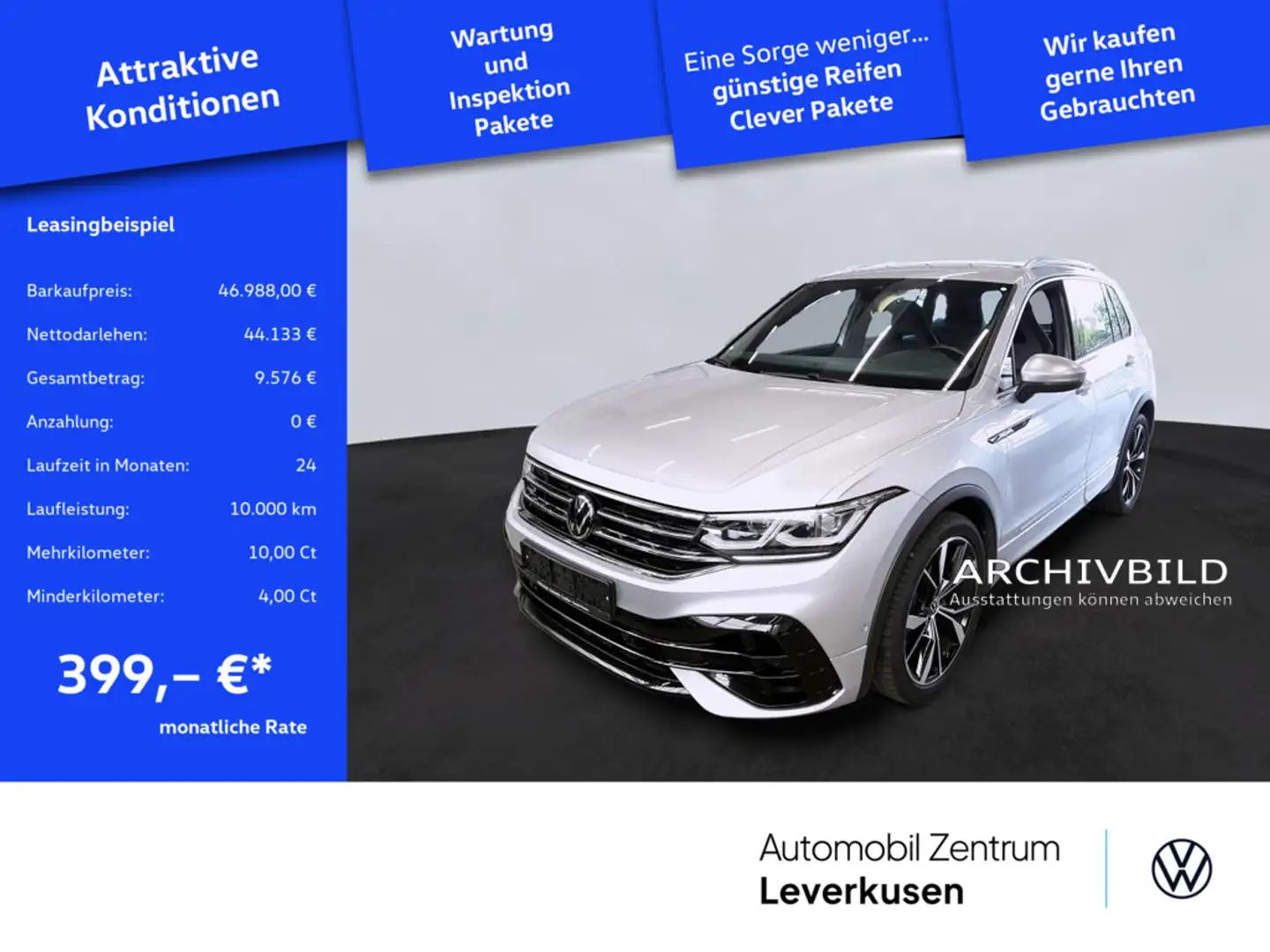 Volkswagen Tiguan R MATRIX NAVI VIRT KEYLESS ACC DCC SHZ Silber - 1