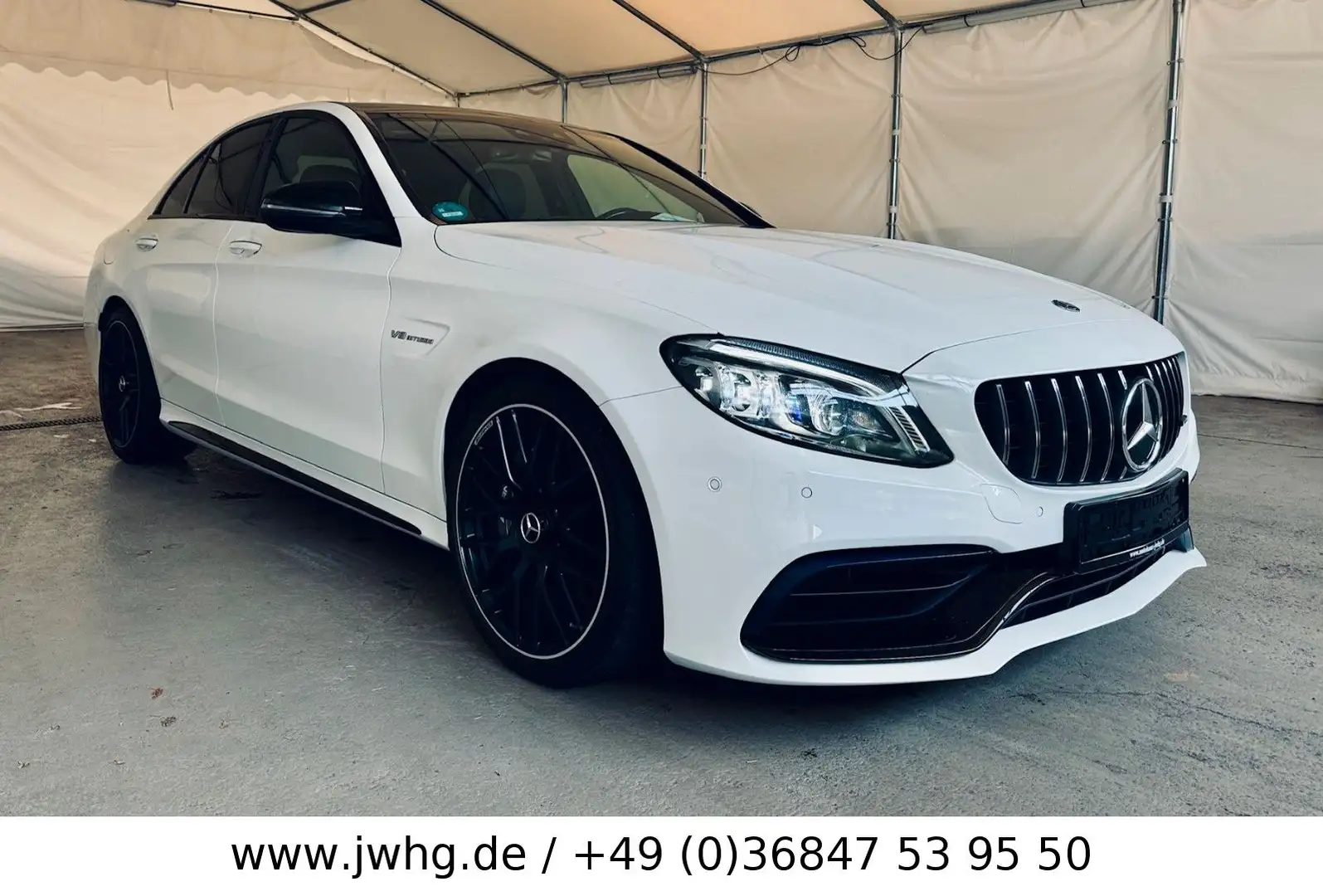 Mercedes-Benz C 63 AMG C63 AMG MB Virt.Cockp HeadUp Pano FahrAss+ Burm Blanco - 2