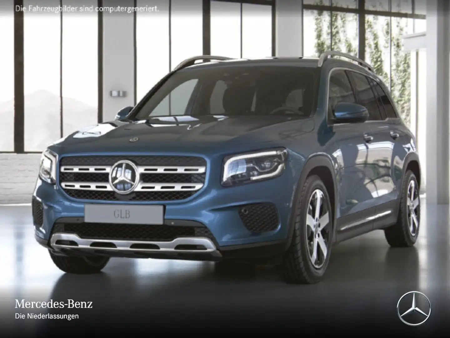 Mercedes-Benz GLB 220 d 4M PROGRESSIVE+AHK+MULTIBEAM+KAMERA+8G Bleu - 2
