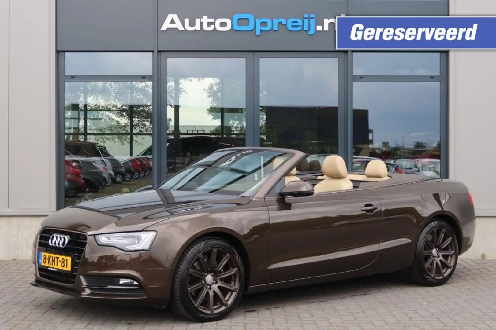 Audi Cabriolet A5 1.8 TFSI Pro Line S 170pk Beige Leer, NAVI, PDC Maro - 1