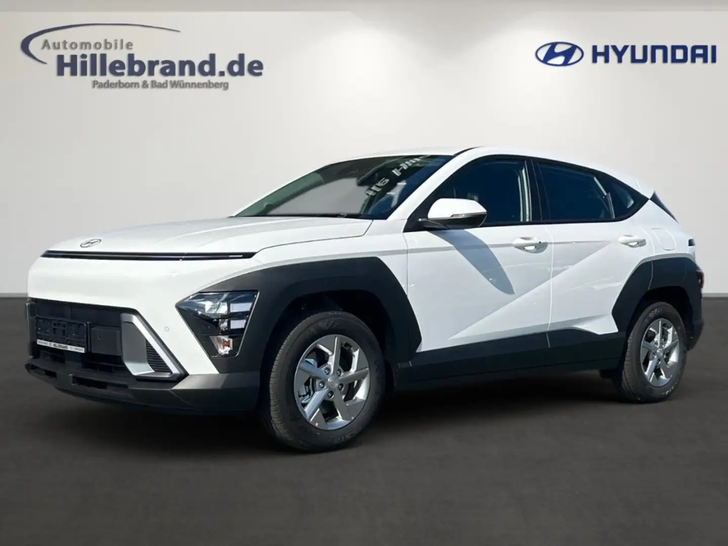 Hyundai KONA Select Hybrid 2WD 1.6 T-GDI EU6d Navi LED ACC Appl Weiß - 1