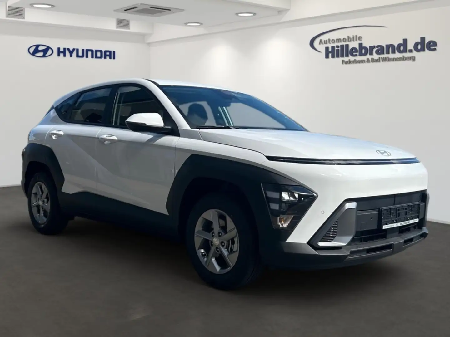 Hyundai KONA Select Hybrid 2WD 1.6 T-GDI EU6d Navi LED ACC Appl Weiß - 2