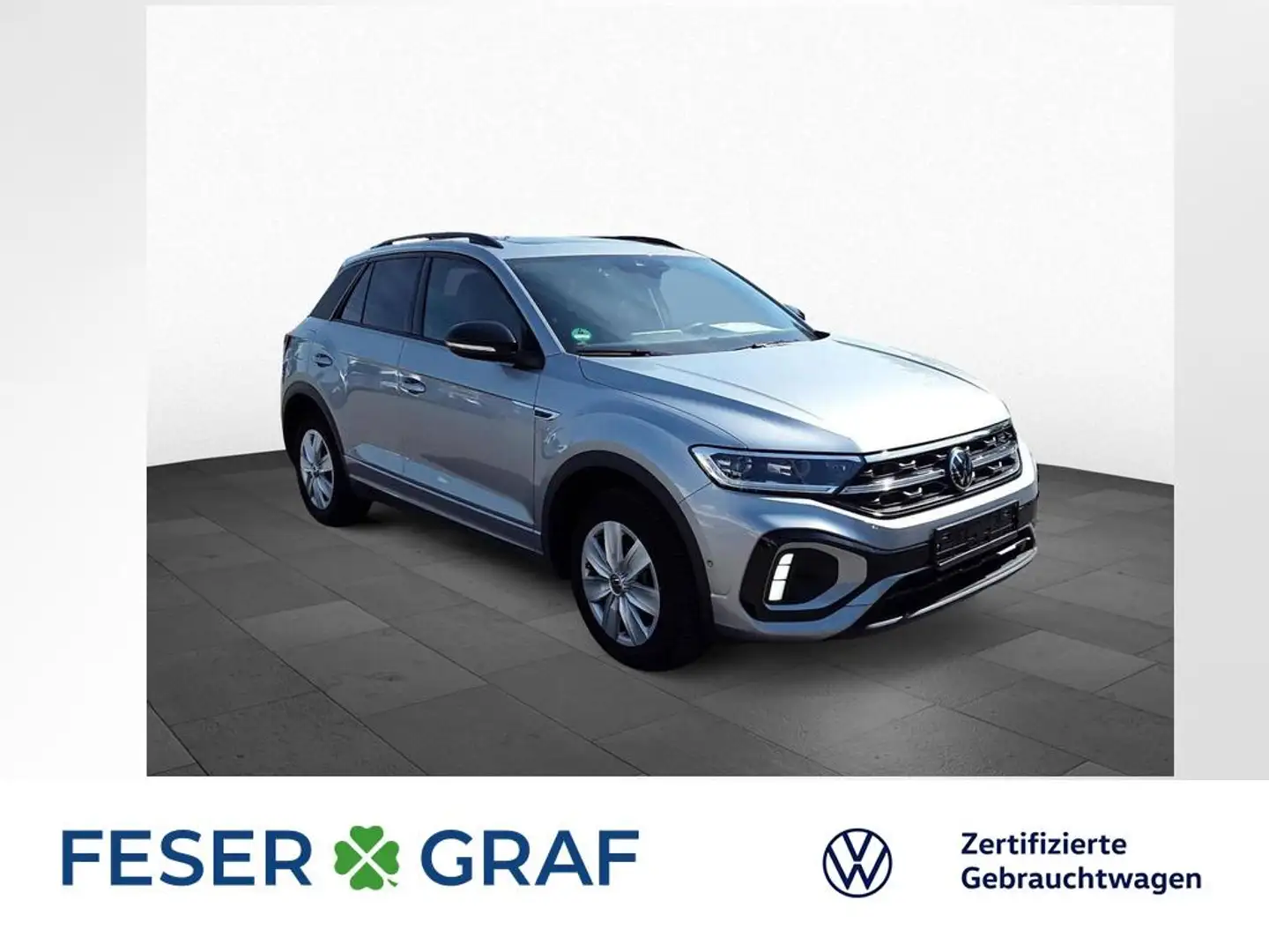 Volkswagen T-Roc 2.0 l TSI DSG ALLRAD R-LINE AHK KAM NAVI Silber - 1