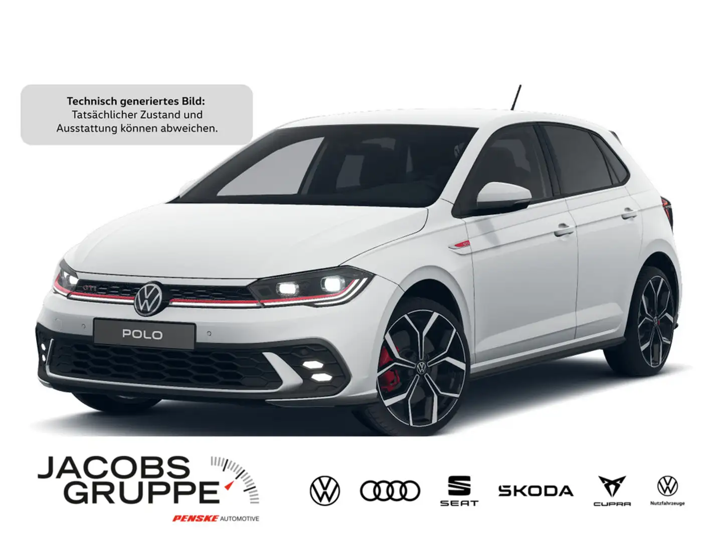 Volkswagen Polo GTI 2.0 TSI ACC/Matrix/Kamera/Sitzh./Beats Weiß - 1