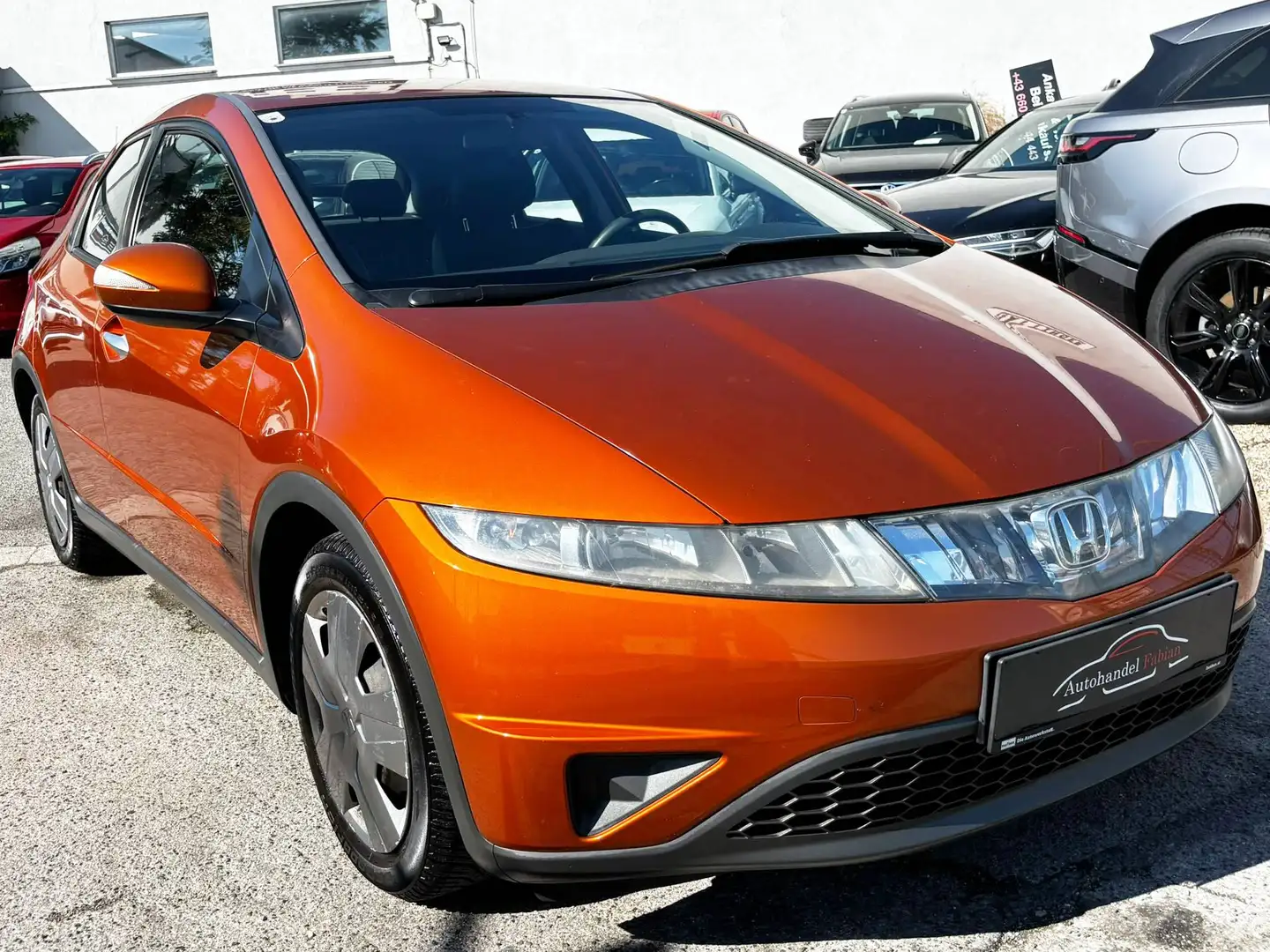 Honda Civic 1,4 i-DSI Comfort 1.HAND neues PICKERL 04/27 Metallic Parkhilfe Klima Orange - 1