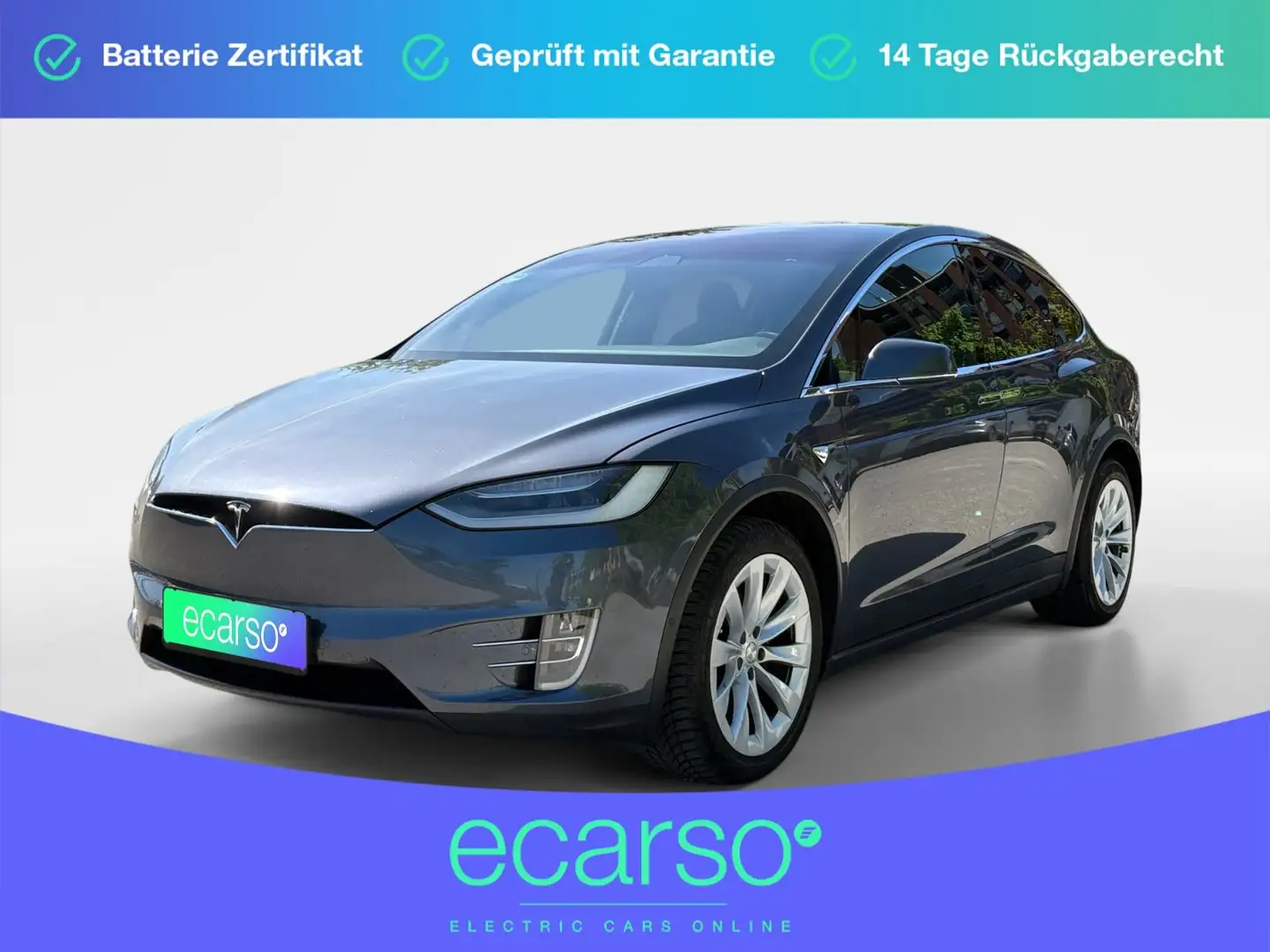 Tesla Model X Model X Maximale Reichweite 100kWh Grau - 1