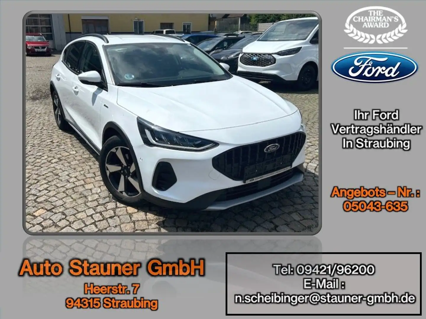Ford Focus 1.0 EcoBoost MHEV Active*NAVI*iACC*KAMERA Weiß - 1