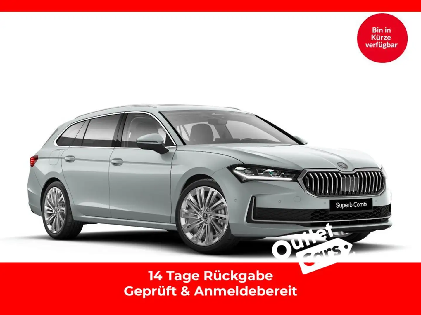 Skoda Superb Combi 1.5TSI iV DSG ASSIST+MATRIX+AHK+LED Silber - 1