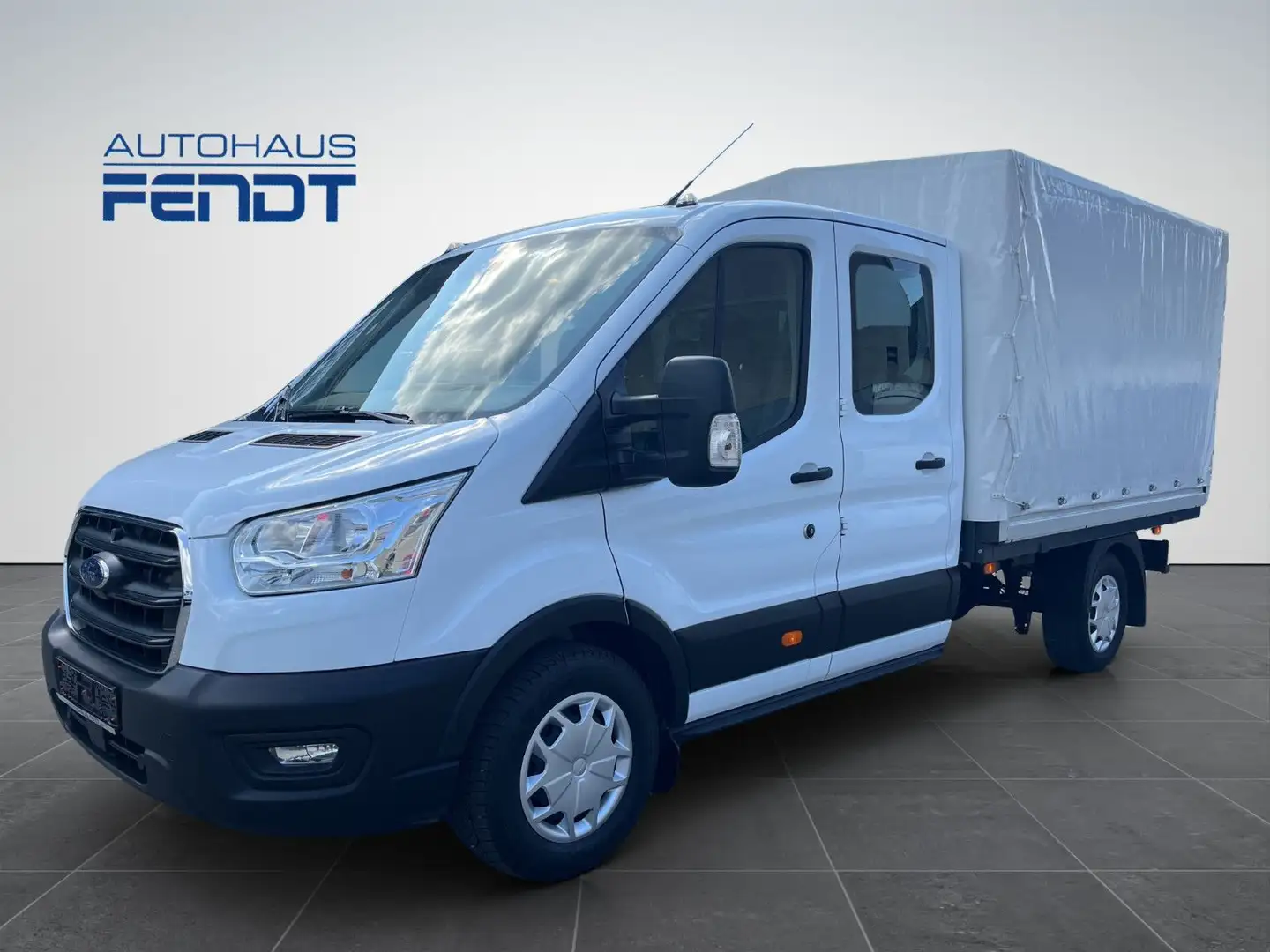 Ford Transit Pritsche 350L3 4X4 AHKStandh.Sitz29Plane Weiß - 1