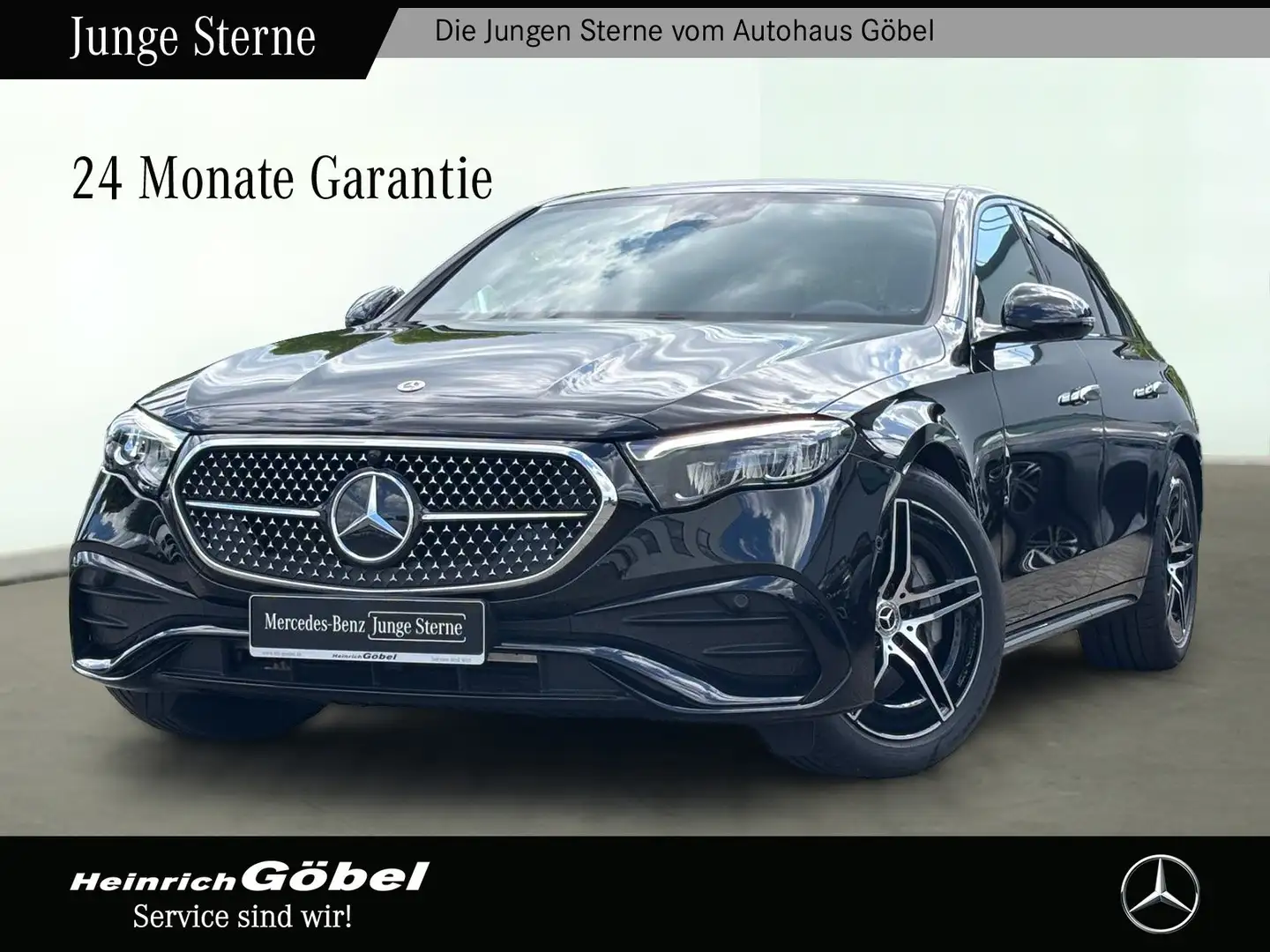 Mercedes-Benz E 220 d AMG-ADV NP WP LED AMB+ KLG VZA DISTO SPI Zwart - 1