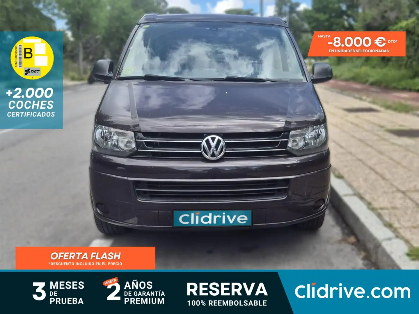Volkswagen T5 California 2.0TDI BMT Beach Edition Corto 180 Noir - 1