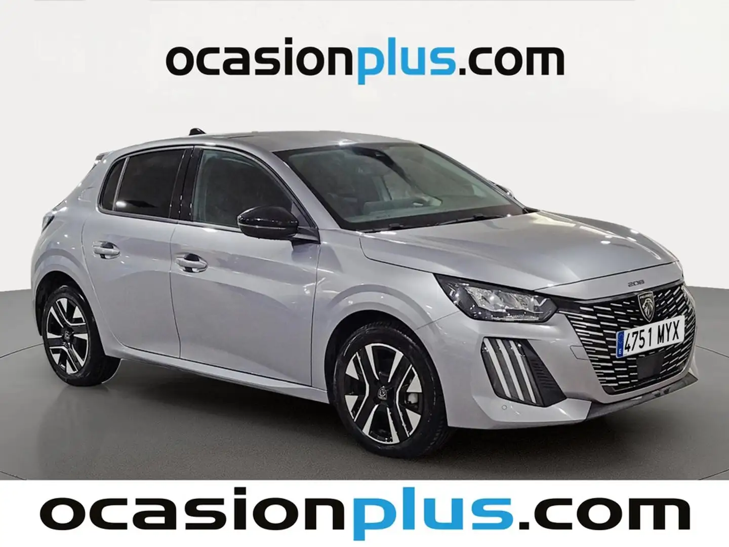 Peugeot 208 1.2 Puretech S&S Allure 100 Gris - 2