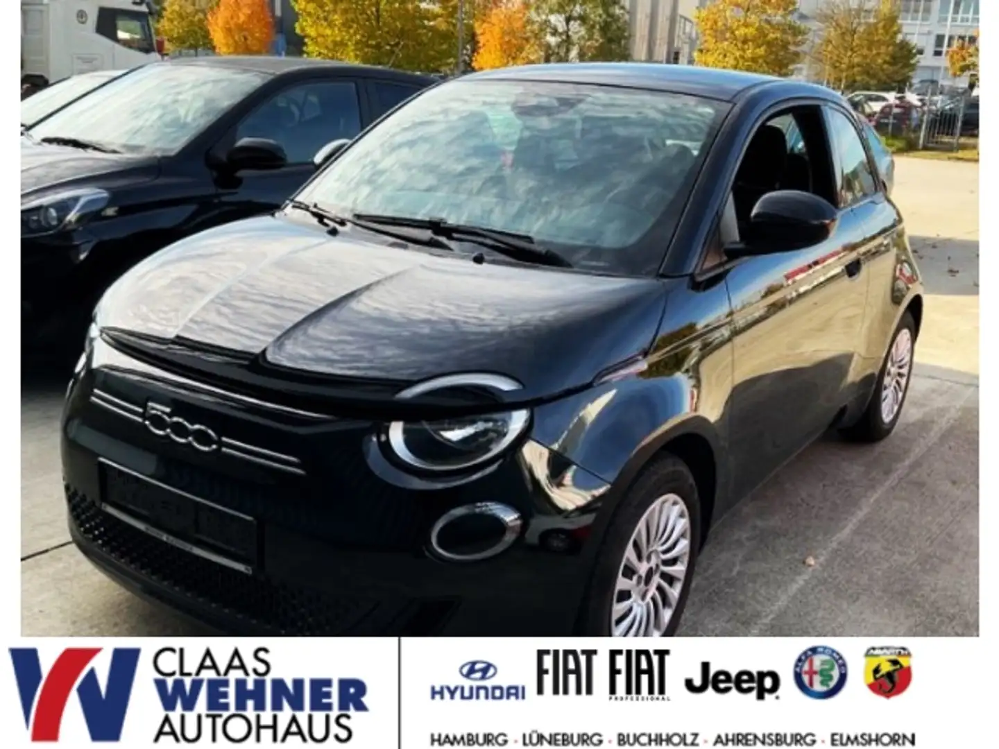 Fiat 500e Neuer e Action MJ22 One Pedal Drive LED- Tagfahrli Schwarz - 1