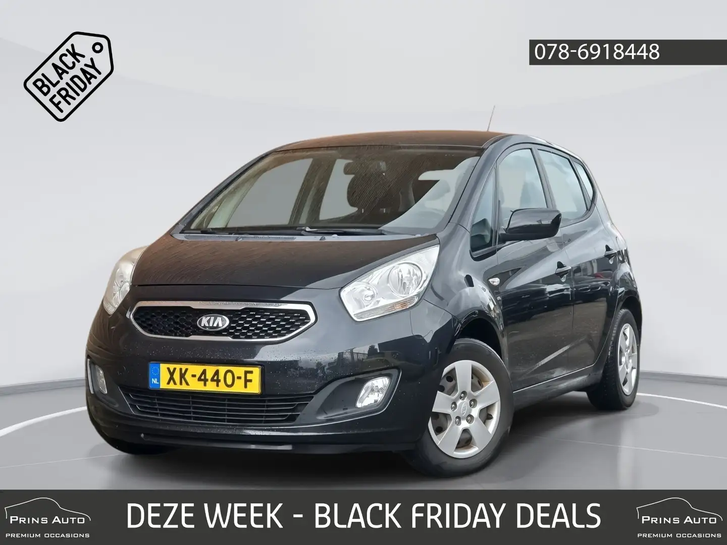 Kia Venga 1.4 CVVT Plus Pack |AIRCO|SENSOREN|CRUISE| 3673 Noir - 1