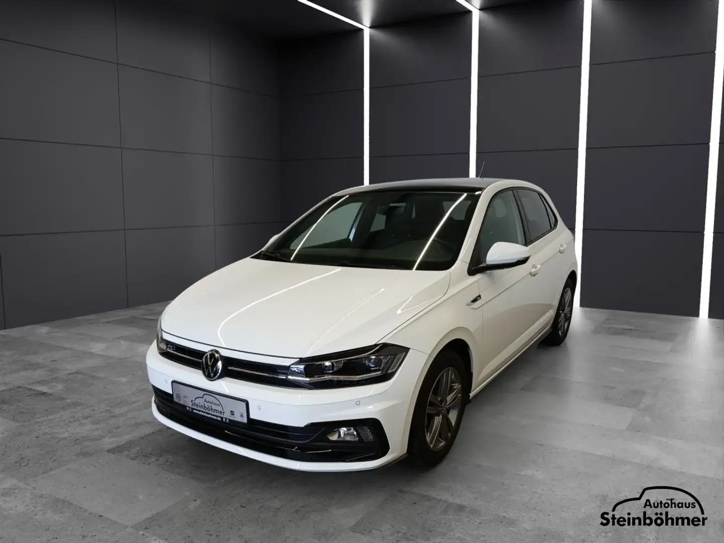 Volkswagen Polo Highline 1.0TSI R-Line LED NAV Pano ACC SHZ Weiß - 1