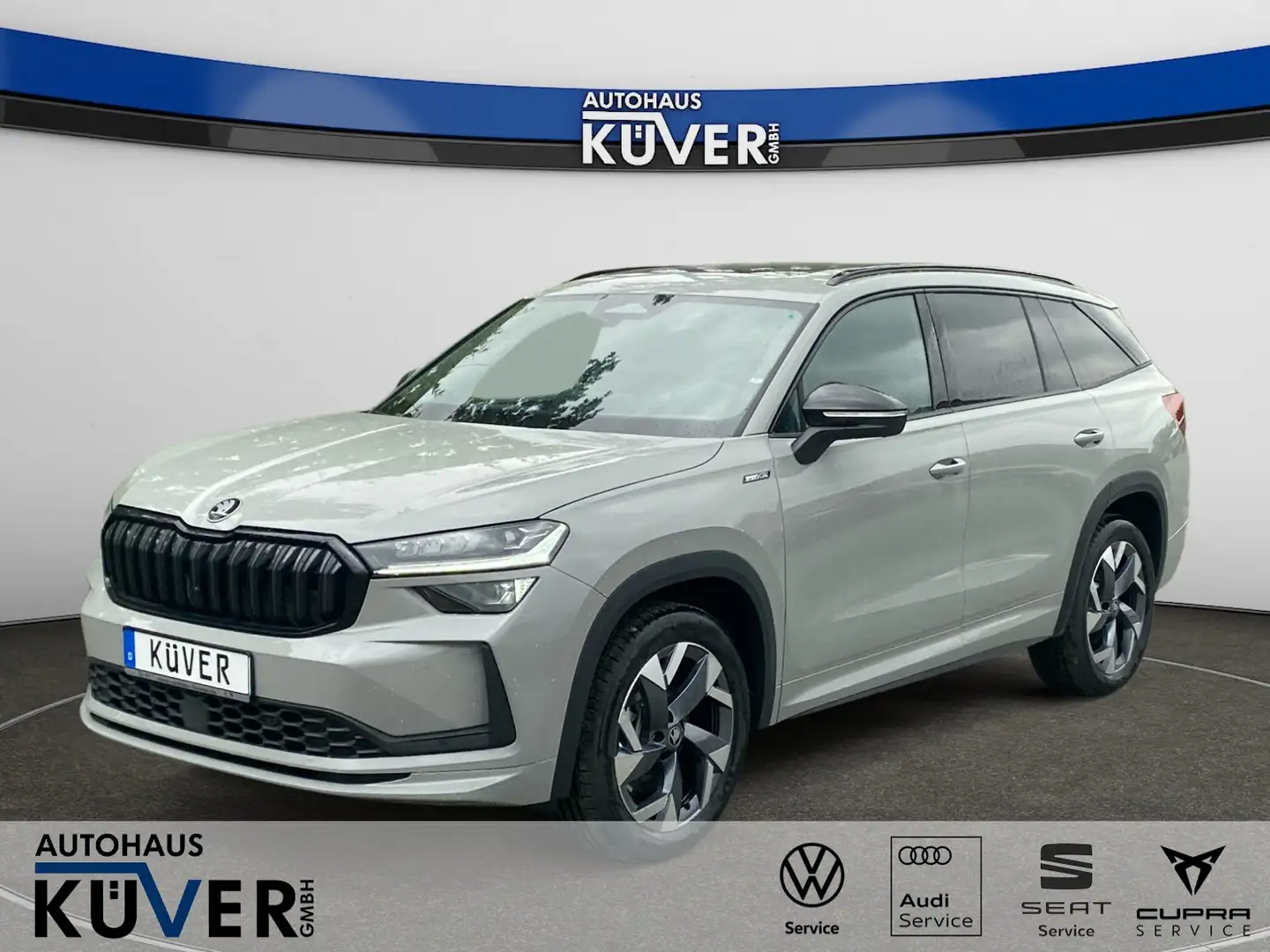 Skoda Kodiaq Sportline 2,0 TDI DSG Navi+Pano+Matrix+7S Сірий - 1