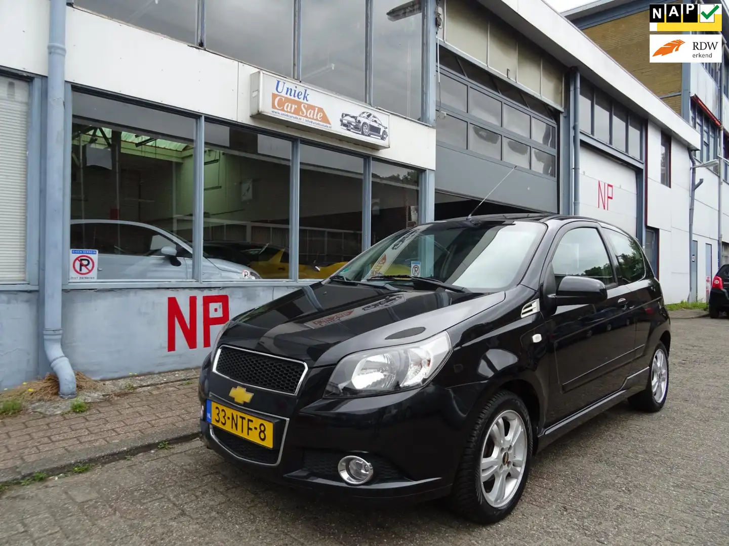 Chevrolet Aveo 1.2 16V LS+ Zwart - 1