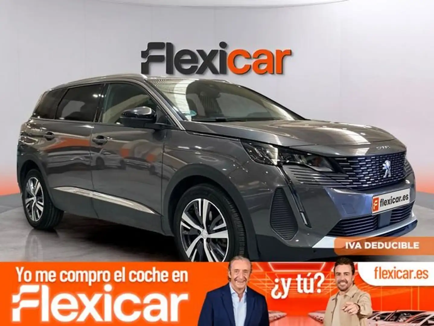 Peugeot 5008 1.2 PureTech S&S Allure 7 pl. 130 Gris - 1