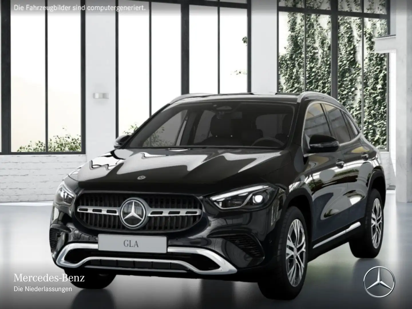 Mercedes-Benz GLA 250 4M PROGRESSIVE+PANO+MULTIBEAM+KAMERA+TOTW Schwarz - 2