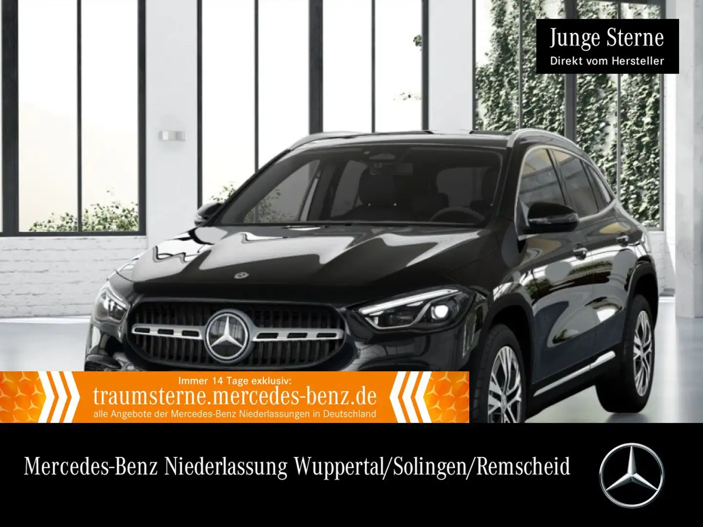 Mercedes-Benz GLA 250 4M PROGRESSIVE+PANO+MULTIBEAM+KAMERA+TOTW Schwarz - 1