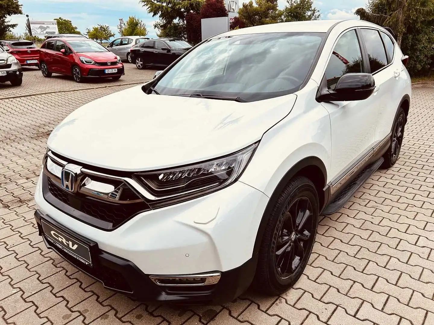 Honda CR-V Hybrid 2.0 i-MMD 4WD Sport Line Blanc - 1