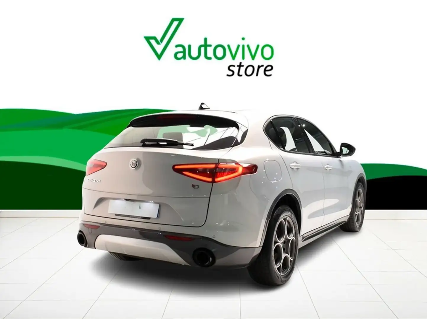 Alfa Romeo Stelvio TI 2.2 D TURBO 210 CV AUTO 4WD 5P Weiß - 2