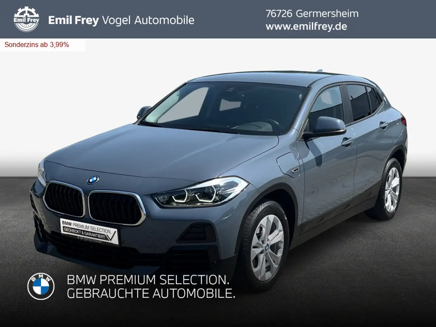 BMW X2 xDrive25e Advantage *SHZ*PDC*Navi* Gris - 1