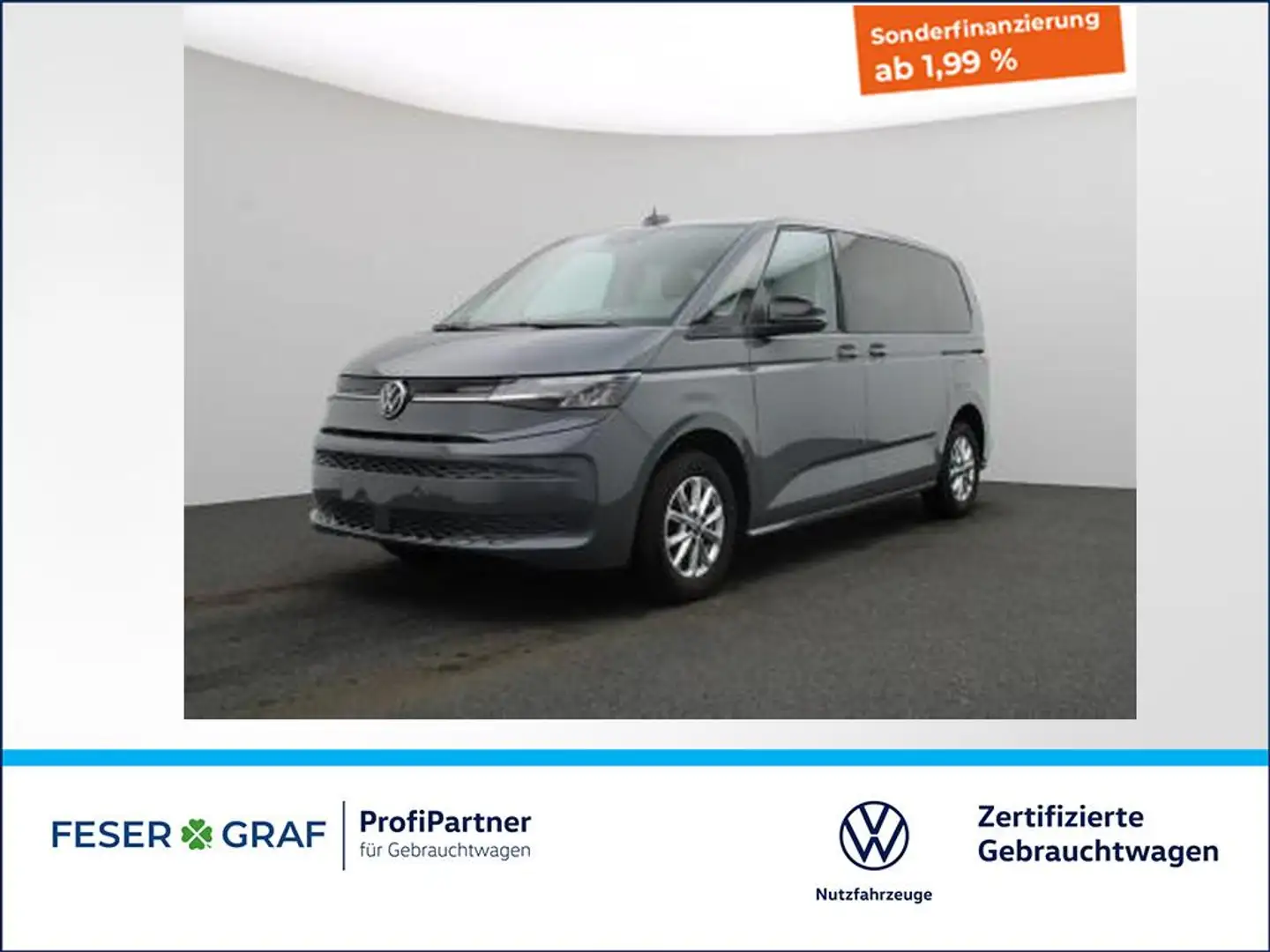 Volkswagen T7 Multivan 2.0TDI Life DSG 6Sitze AHK LED PDC Climatronic Grau - 1