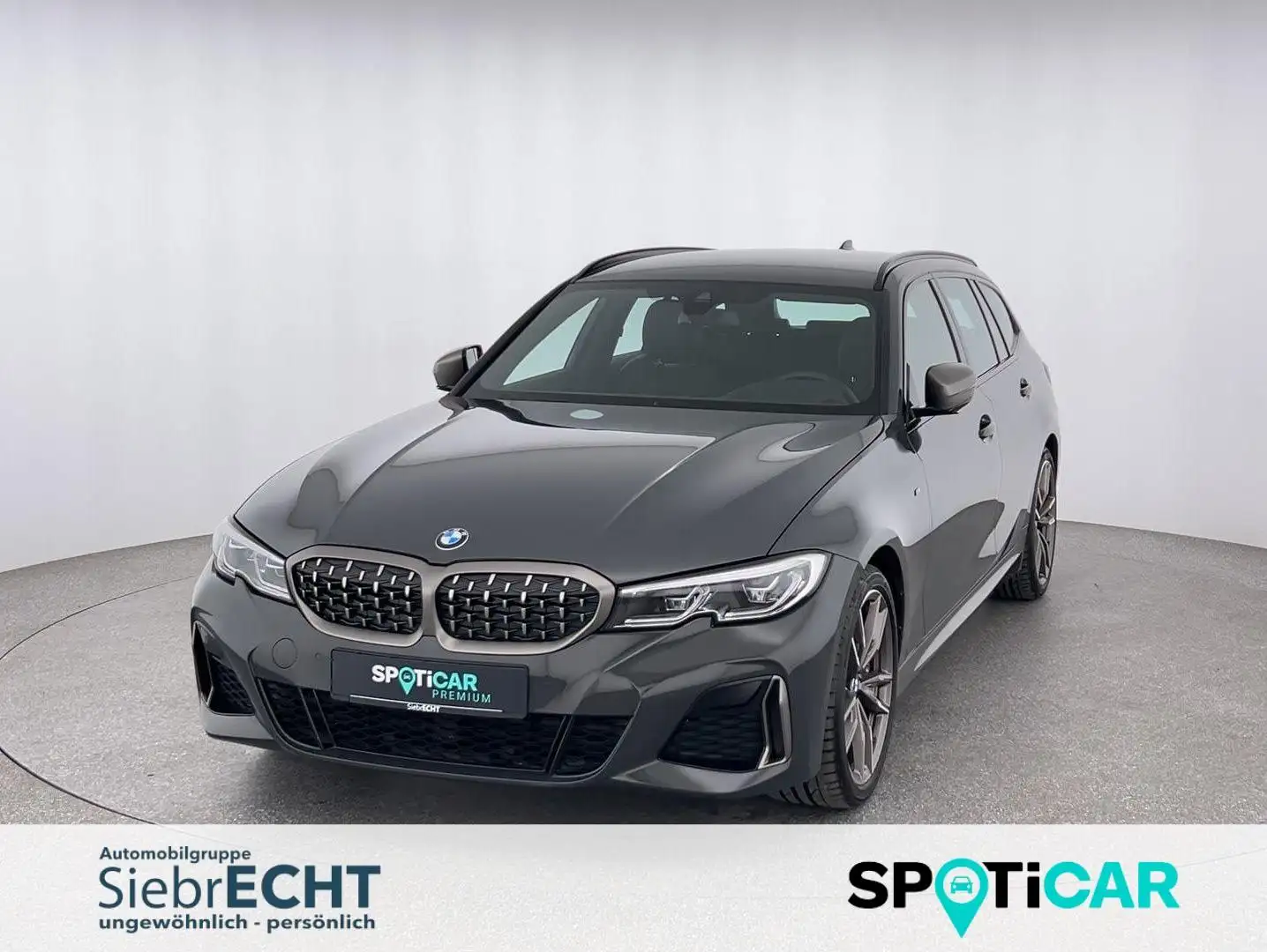 BMW 340 3er Touring M340d xDrive*NAVI*SHZ*RFK*uvm Gris - 1