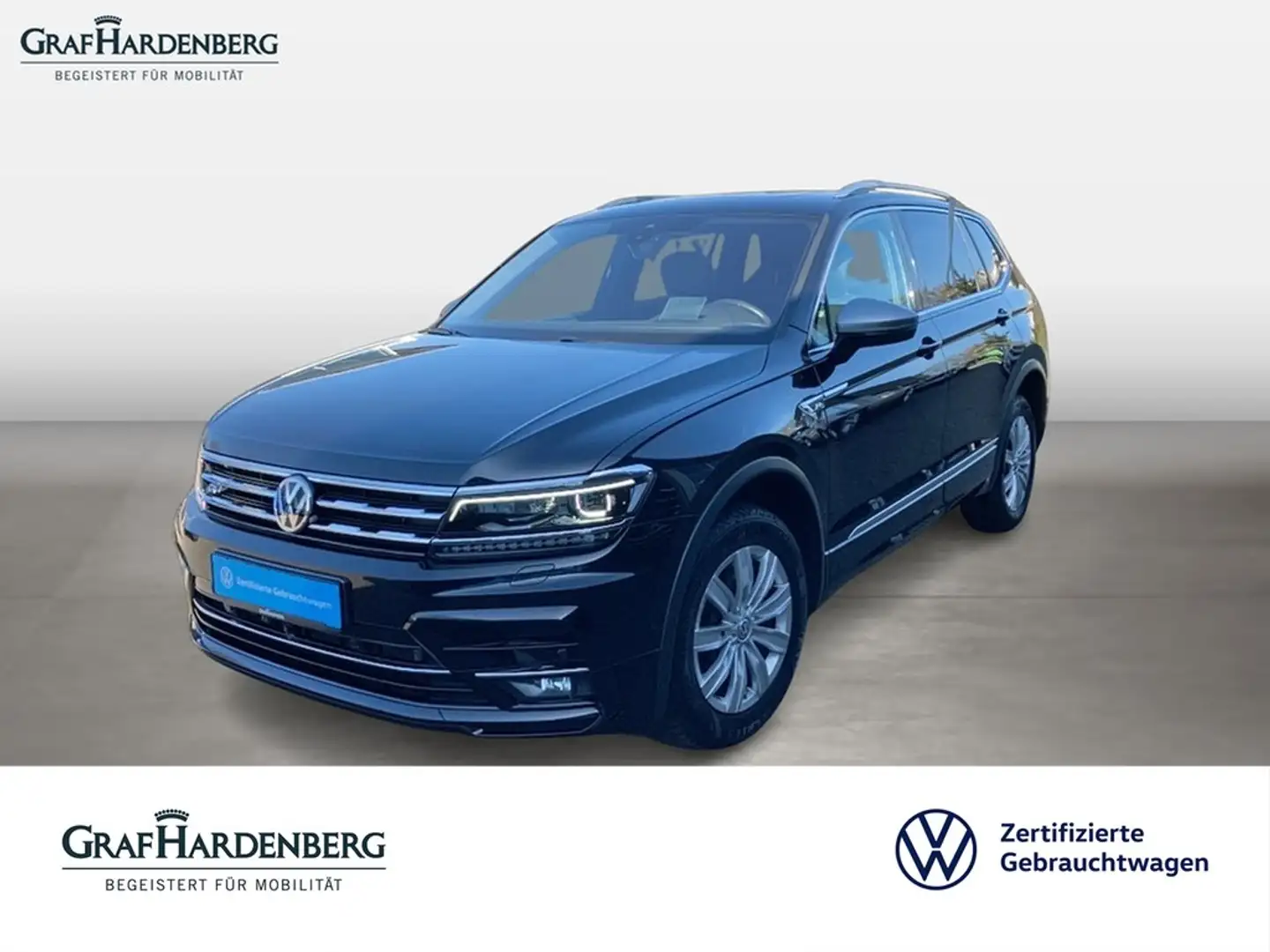 Volkswagen Tiguan Allspace R-Line Highline 4M TDI DSG Leder Schwarz - 1