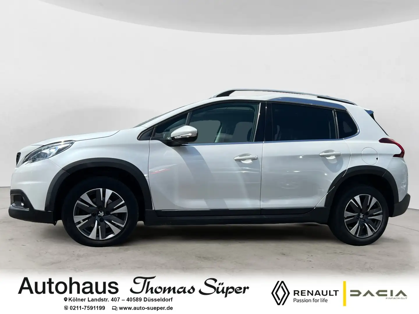 Peugeot 2008 PureTech 110 NAVI PDC LEDER CARPLAY BT PANORAMA Blanco - 2