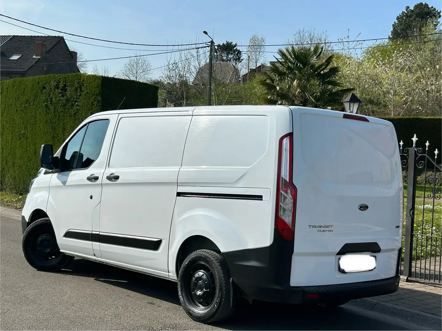 Ford Transit Custom double porte latéral…premier main avec carnet Blanc - 2