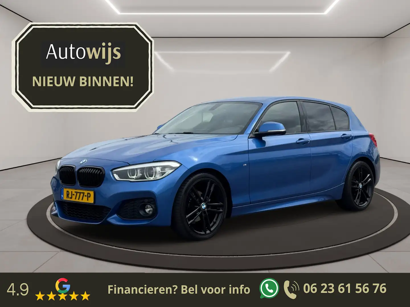 BMW 118 1-serie 118i Corporate Lease Executive|M-Sport|Led Blauw - 1