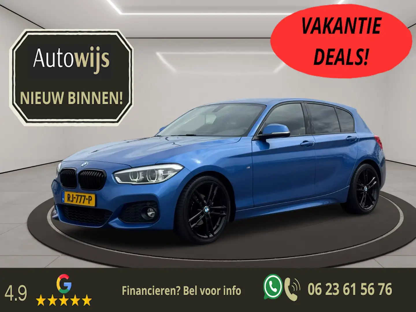BMW 118 1-serie 118i Corporate Lease Executive|M-Sport|Led Blau - 1