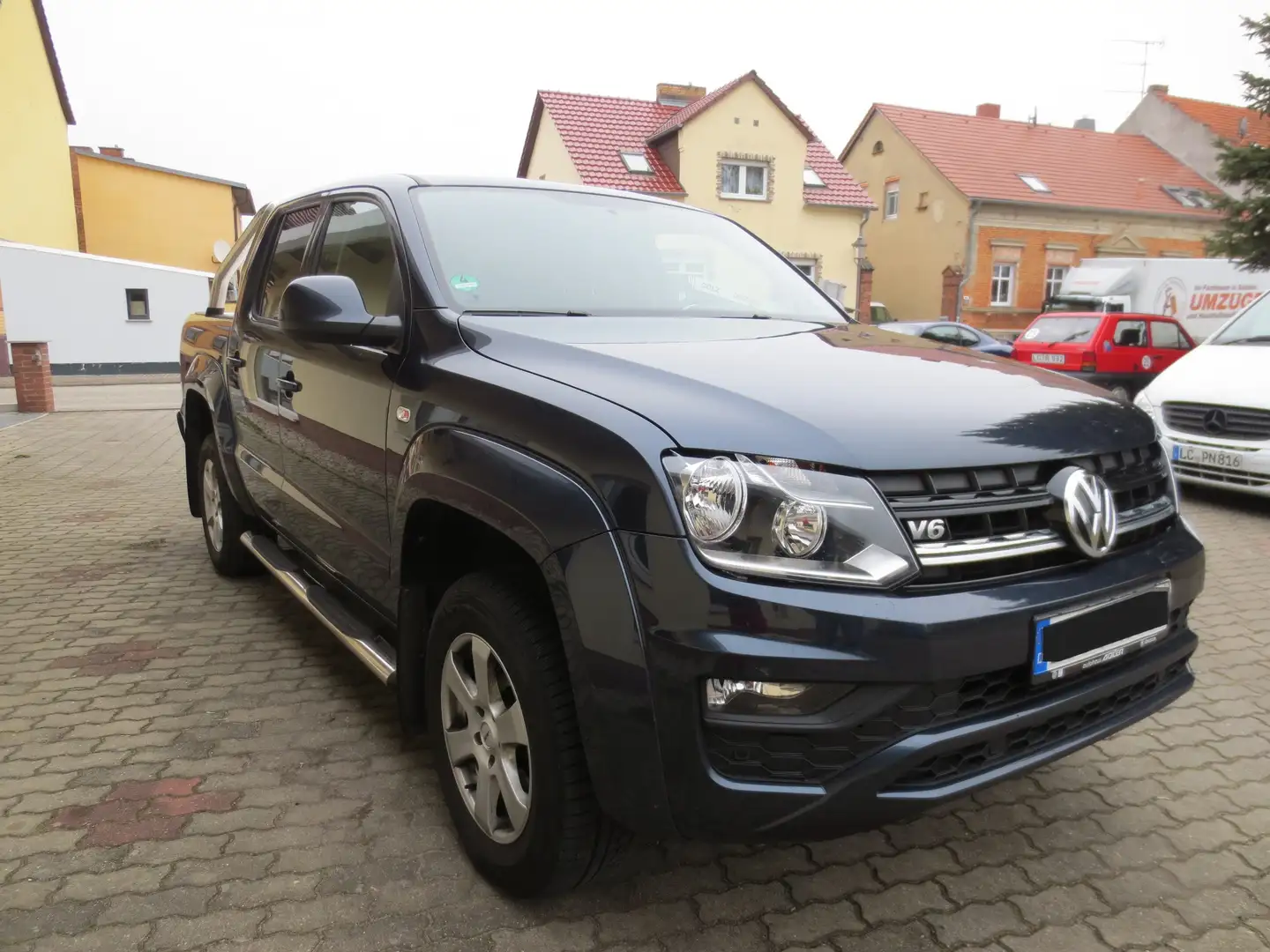 Volkswagen Amarok 3.0 TDI V6 DoubleCab, 1.Hand, SHZ, AHK Blue - 2
